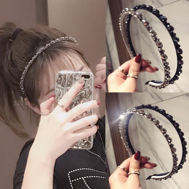 cài tóc đính hạt phong cách hàn quốc