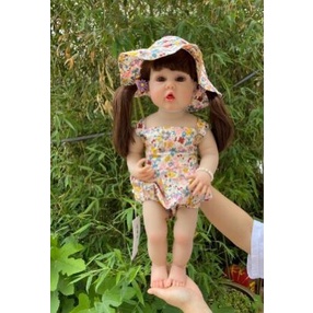 Búp Bê Barbie 55cm Bằng Silicon Mềm Có Thể Dán Vào Nước Có Thể Được Làm Quà Tặng Sinh Nhật Cho Bé