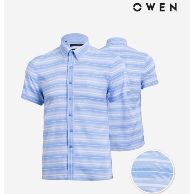 SALE TẾT Xả. (Chính Hãng) 10.10 . Áo Sơ mi Owen - Áo sơ mi cộc tay 80076 Cực Đẹp .1 ! '
