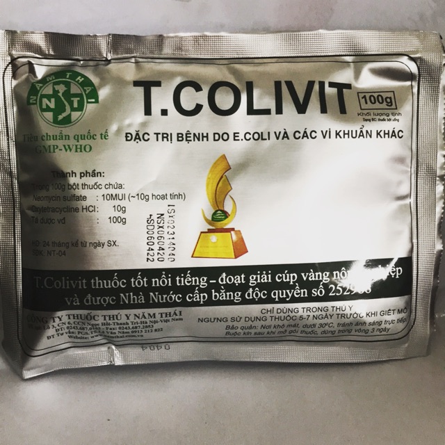 T.COLIVIT 100g trị thương Hàn, tụ huyết trùng