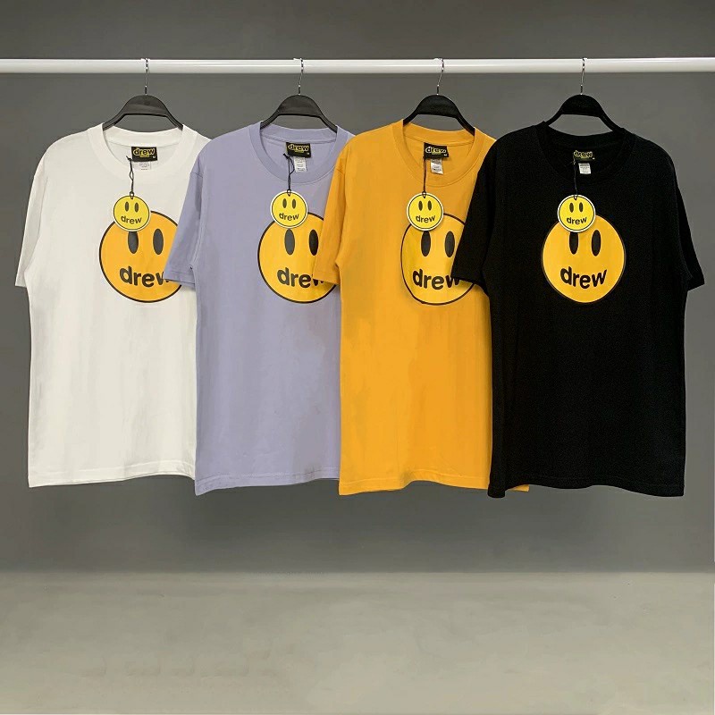 Áo thun nam nữ form rộng drew, áo phông tay thụng unisex chất cotton thoáng mát