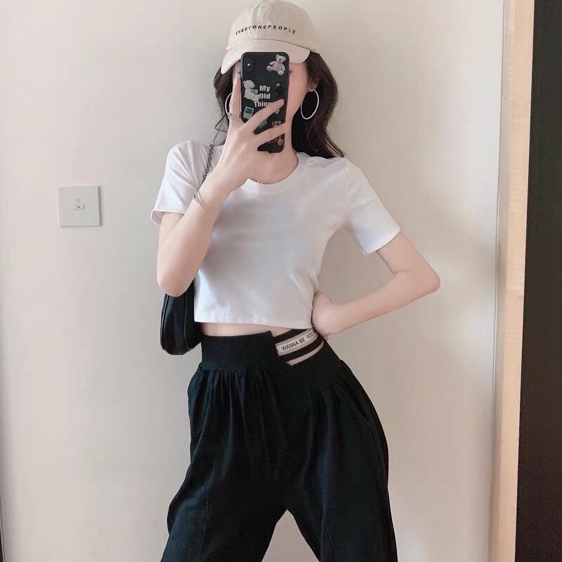 Quần jogger/ Quần thể thao nữ bo gấu chất cotton, poly mặc bốn mùa