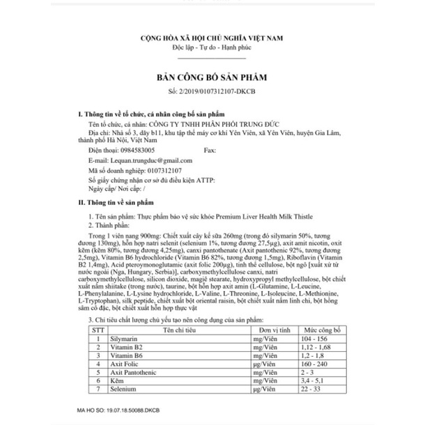 VIÊN UỐNG BỔ GAN , TĂNG CƯỜNG CHỨC NĂNG GAN  Premium Liver Health Milk Thistle