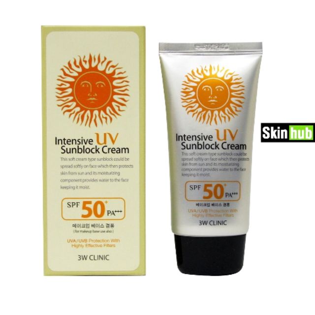 Kem chống nắng intensive uv sunblock spf 50+