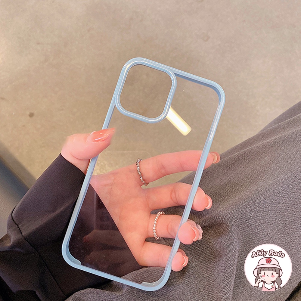 Ốp Điện Thoại TPU Mềm Trong Suốt Chống Thấm Nước Thời Trang Cho IP 14 13 12 11 Pro Max XR 8 7 Plus