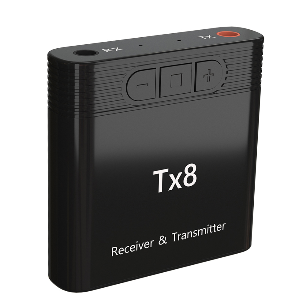 PI  Tx8 2 in 1 Bluetooth 5.0 Transmitter Receiver Audio Adapter for TV PC Headphone MP3/MP4 Music Playback