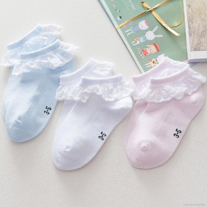 Tất lưới đính nơ đáng yêu cho bé gái