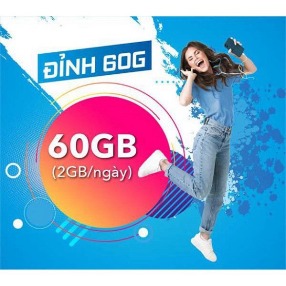 GIẢM TỚI BẾN MIỄN PHÍ 1 NĂM – Sim 4g vinaphone gói cước Đỉnh 60 (60gb/tháng nghe gọi miễn phí) Có Video kèm test tốc độ 