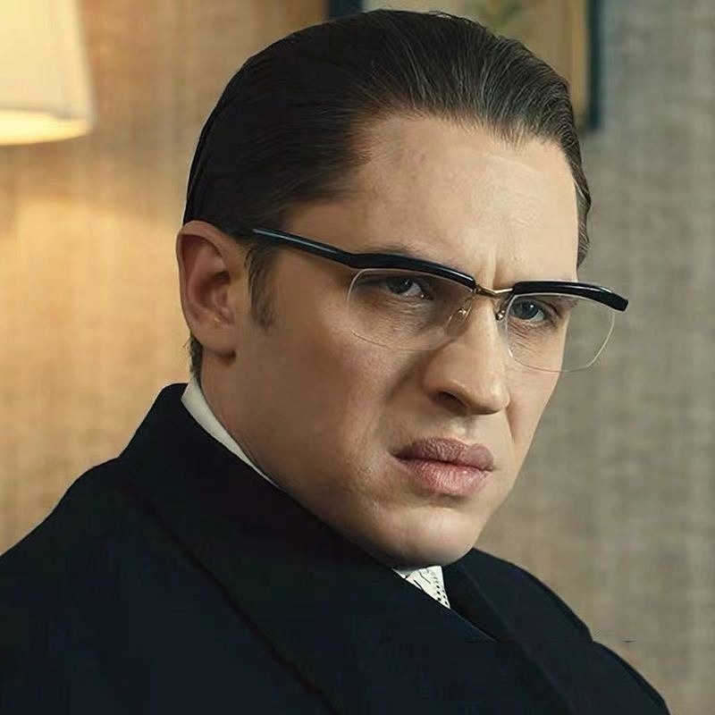 Mắt Kính Nửa Gọng Chống Ánh Sáng Xanh KAJILA Phong Cách Âu Mỹ Underworld Legend Tom Hardy