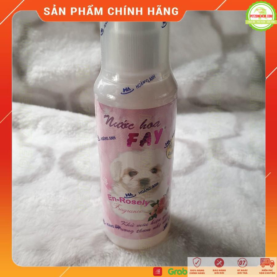 Nước hoa cho chó mèo Fay  FREESHIP  bộ đôi  Fay En-rosely chai 90ml và Fay CoolCherry 100ml