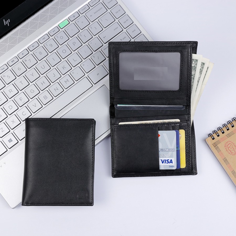 Ví Nam Đứng Da Bò Thật Đẳng Cấp Tặng Kèm Hộp Cao Cấp | Bóp Nam