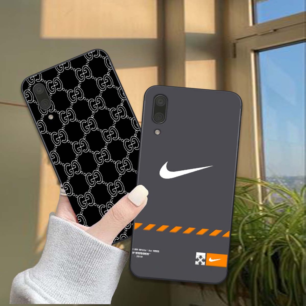 Ốp lưng điện thoại huawei y7 pro 2019 in hình thương hiệu GUCI, NIK.E, DIOS