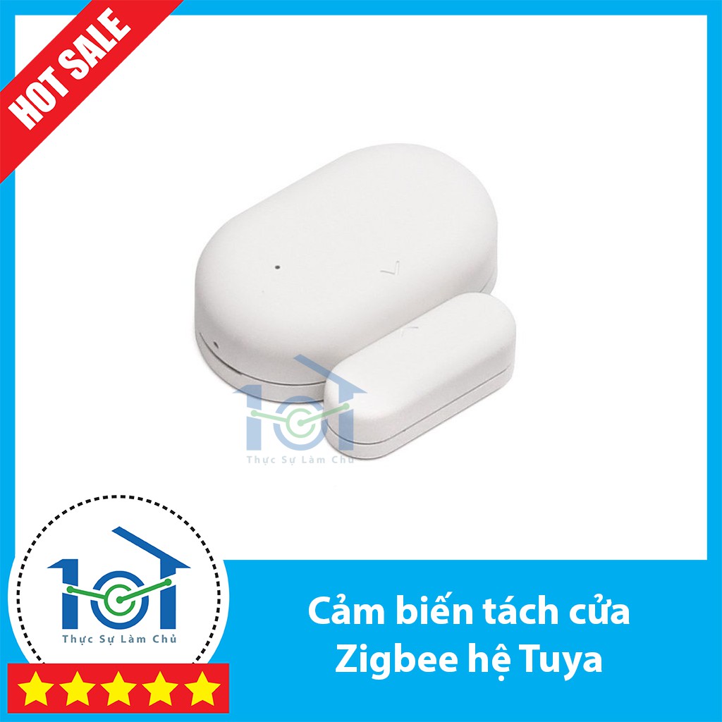 [Zigbee 3.0]Cảm biến cửa Zigbee hệ Tuya /SmartLife- kiểm soát trạng thái cửa, kết hợp ngữ cảnh thông minh.