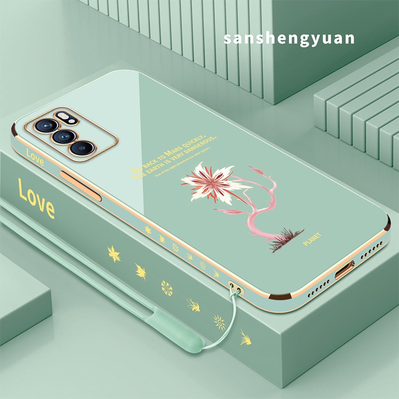 Ốp Điện Thoại silica gel Mạ Điện Góc Phải Cho OPPO RENO 6 4g OPPO RENO 6Z 5G RENO6 Z 5G RENO 6 Z 5G OPPO a16