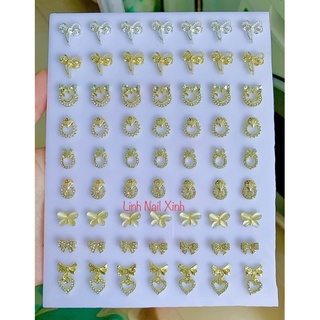 Charm đính móng cao cấp, phụ kiện nail, cham gắn trang trí móng