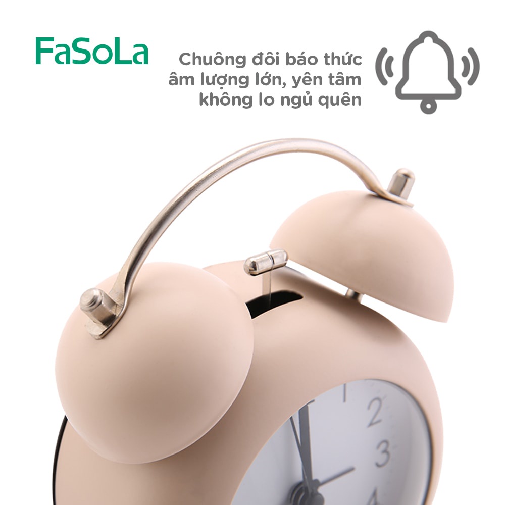 Đồng hồ báo thức kiểu cổ điển FASOLA FSLDZ-052
