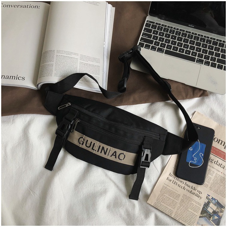 Túi Đeo Chéo Nam Và Nữ Thiết Kế Thời Trang  Siêu Tiện Lợi Có Thể Đeo Bụng Đeo Hông Đều Được | BigBuy360 - bigbuy360.vn
