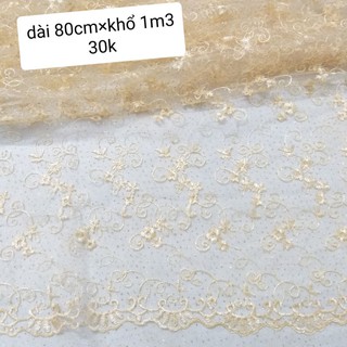 Vải ren thun,ren lưới... hàng khúc.
