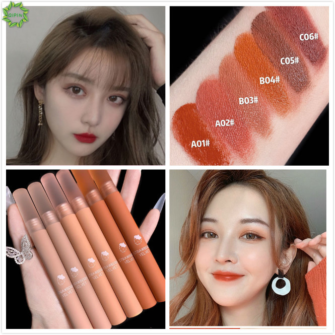 [Hàng mới về] Son môi mềm mịn có 6 màu sắc tùy chọn trang điểm tự nhiên kiểu Hàn Quốc | BigBuy360 - bigbuy360.vn