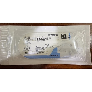 Chỉ phẫu thuật tiệt trùng PROLENE 6/0-W8597 (giá 1 sợi hộp 12 sợi)