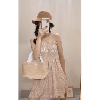 váy hai dây hoa nhí (ảnh thật shop tự chụp)