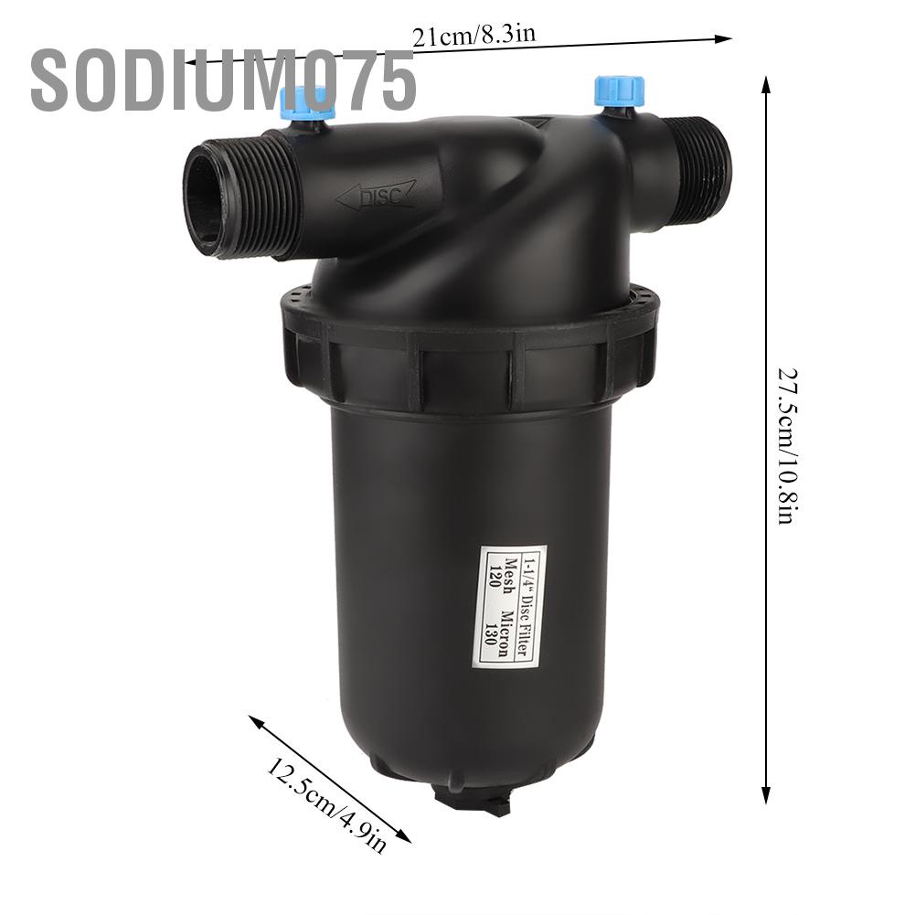 Có thể bán buôn G1-1/4&quot; Male Thread Disc Filter 120 Mesh for Gardening Agriculture Drip Irrigation Pump Sodium075 Hàng giao ngay