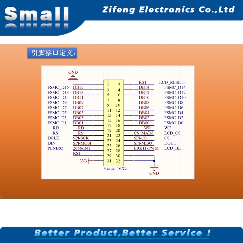 Bảng Mạch Phát Triển Màn Hình Lcd Tft 3.2 Inch Dành Cho Stm32F407Vet6