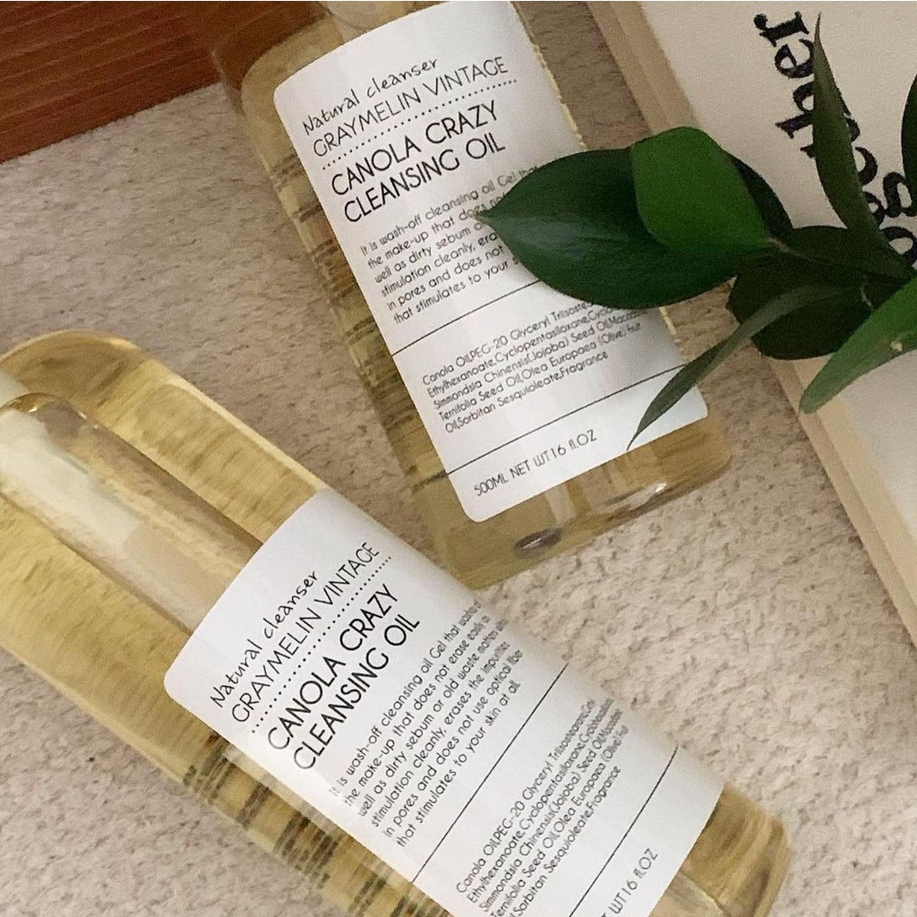 Dầu tẩy trang hoa cải GRAYMELIN VINTAGE - CANOLA CRAZY CLEANSING OIL