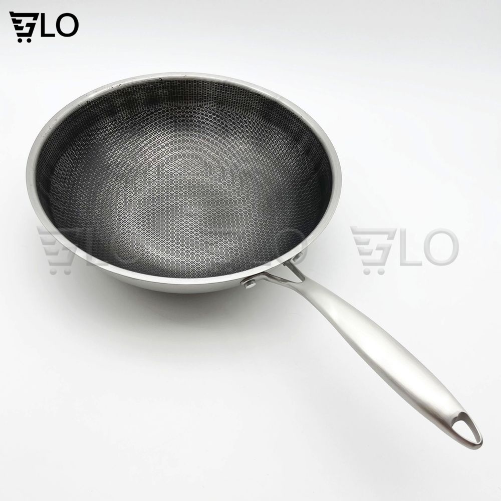 Chảo Siêu Chống Dính Sâu Lòng Lưới Tổ Ong 32cm