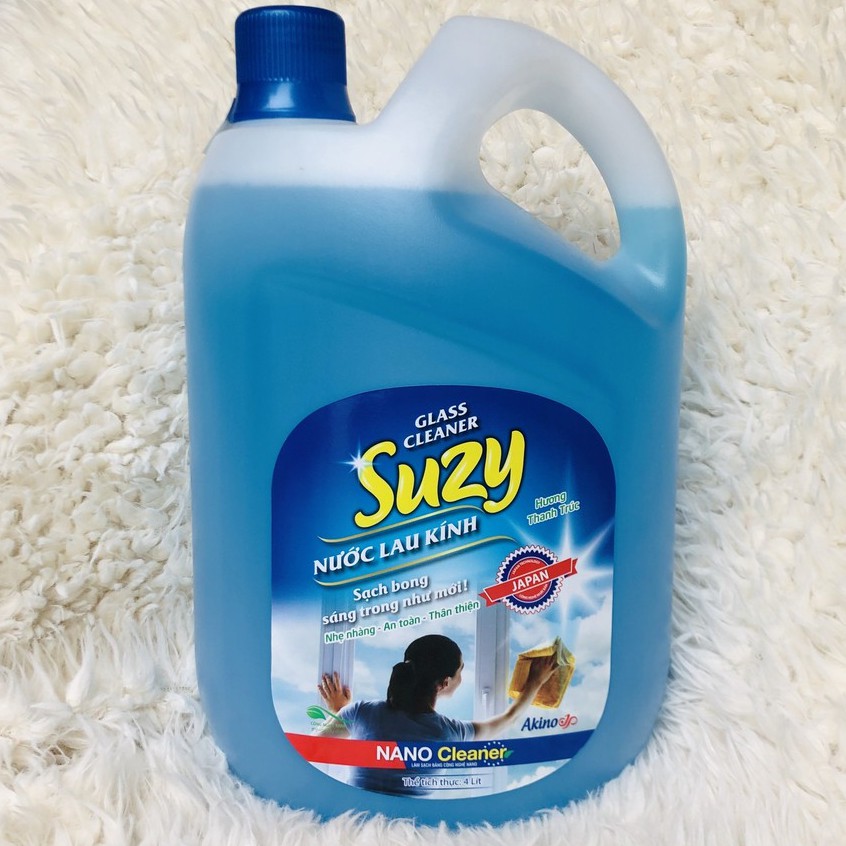 (CHÍNH HÃNG) Nước Lau Kính SuZY Nhật Bản 4L