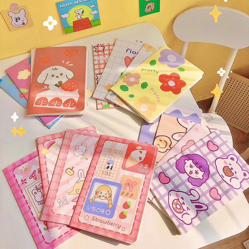 Vở kẻ ngang A5 phong cách Hàn Quốc cute K13 Taro Stationery