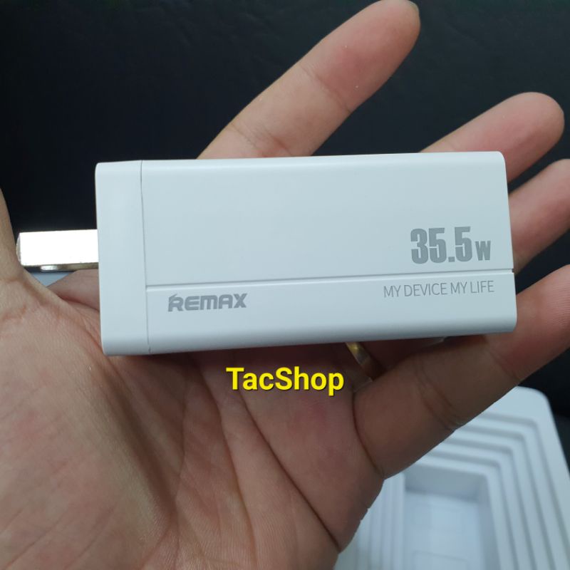 Cốc sạc nhanh 5 cổng sạc 35.5W Remax RP-U66 chính hãng