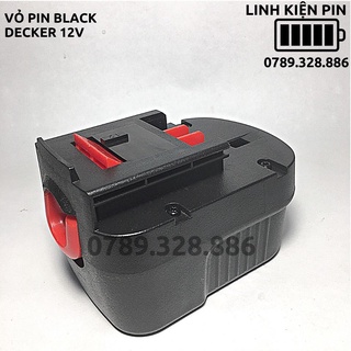 Vỏ pin Black Decker 12v