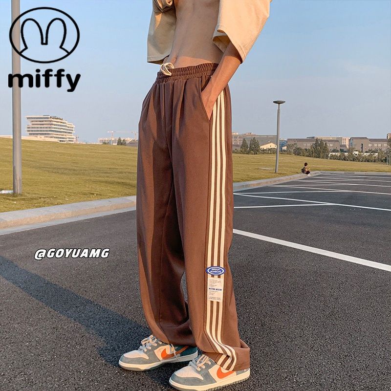 Quần Dài Thể Thao Kẻ Sọc Phong Cách Năng Động Trẻ Trung Dành Cho Nữ