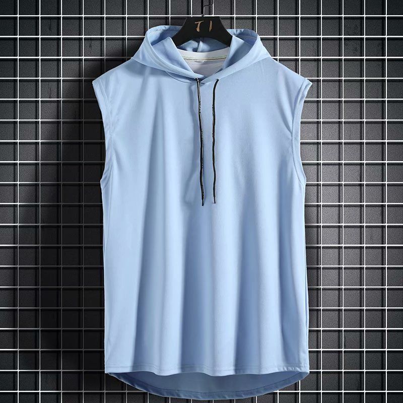 Áo Hoodie Thể Thao Sát Nách Phong Cách Hàn Quốc Cho Nam Size M-3xl