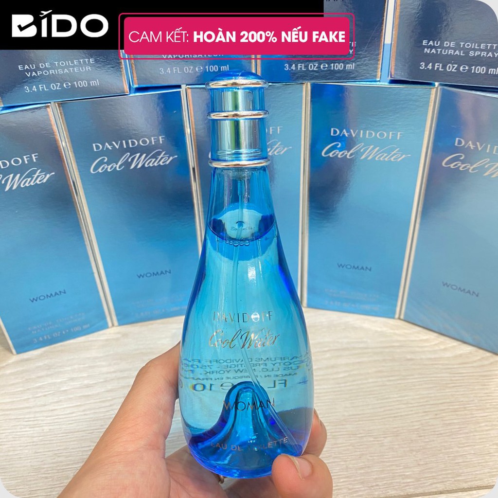 [Cam kết chính hãng] Nước hoa nữ DAVIDOFF Cool Water Woman EDT - 100ml