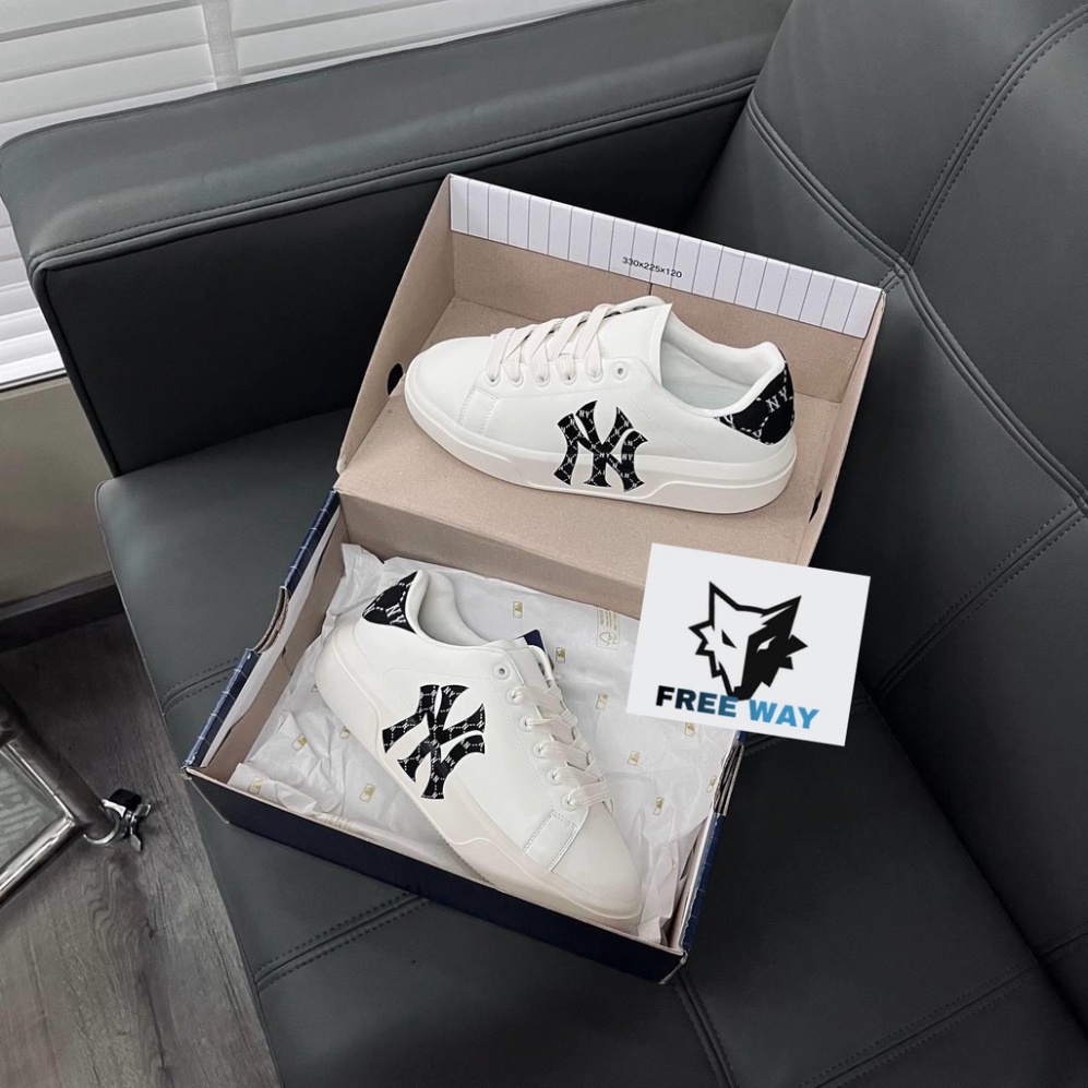 Giày MLB Chunky Classic Heel 💙MỚI NHẤT 2022💙MLB Chunky Classic Heel Dia Monogram - Giày Chunky Unisex - Simple Sneaker