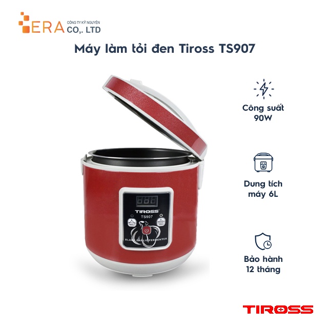 [Mã ELHADEV giảm 4% đơn 300K] Máy làm tỏi đen Tiross TS 907