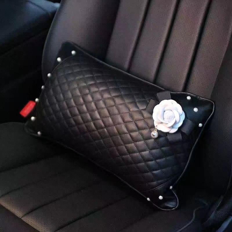 【Ready Stock】 Camellia Series Car Interior Set Accessories Handbrake Gear Cover Seat Belt Shoulder Armrest Box Pad Rearview Mirror 5gKz