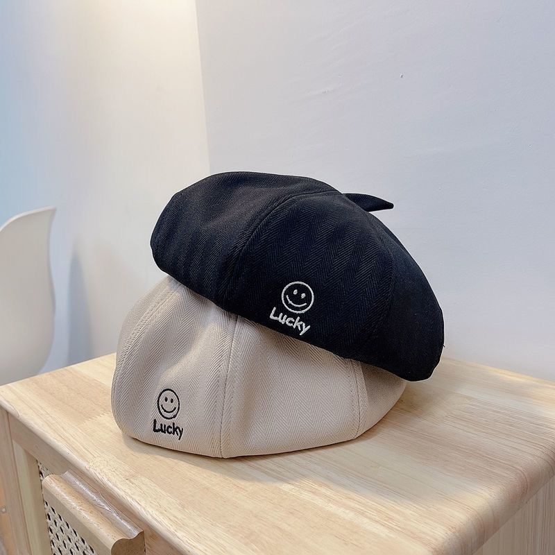 Mũ beret Mỏng Phong Cách Anh Quốc Cổ Điển Thời Trang Xuân Thu Dành Cho Trẻ Em