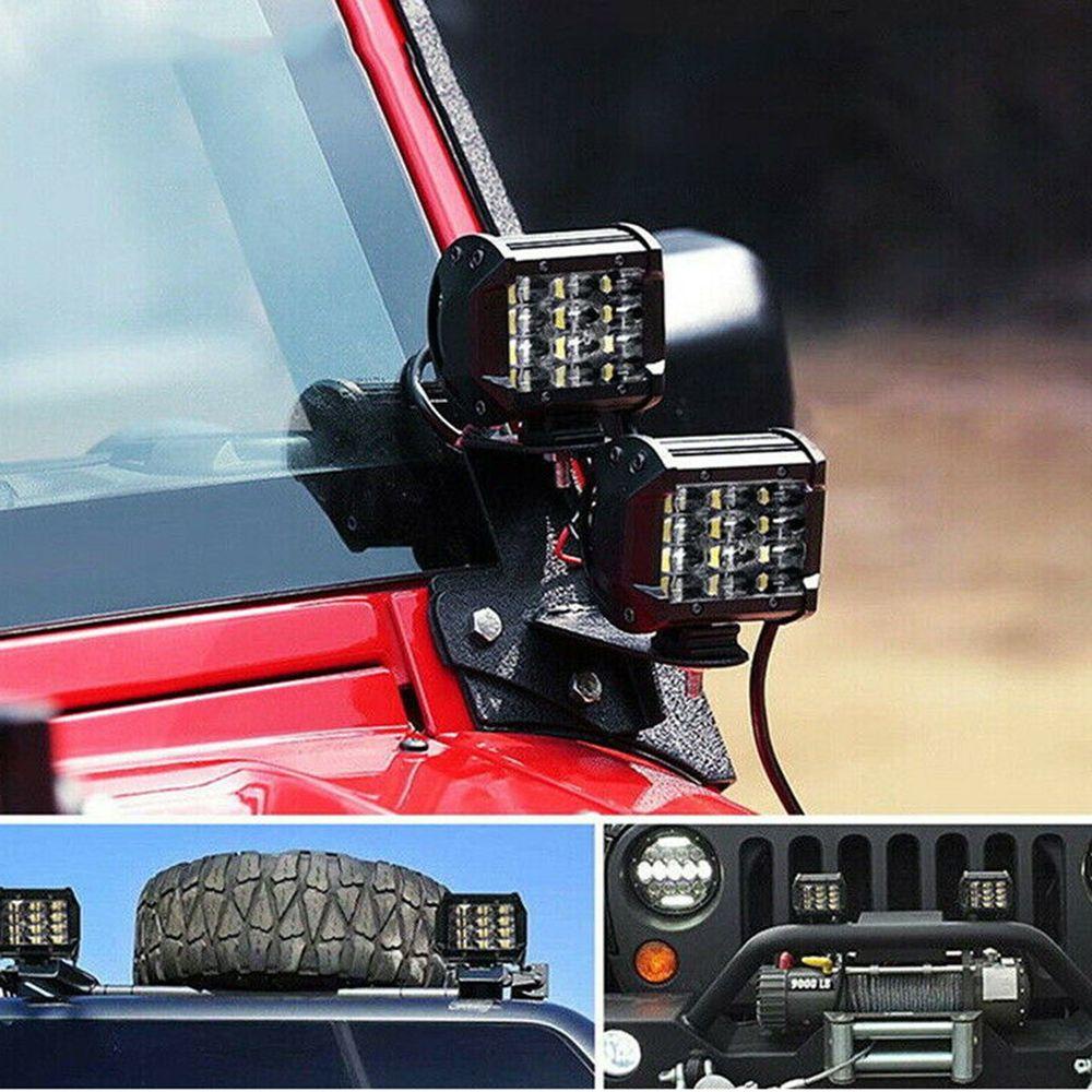 Đèn Led 72w 24 Bóng Cho Xe Hơi / Tàu Thuyền 4WD