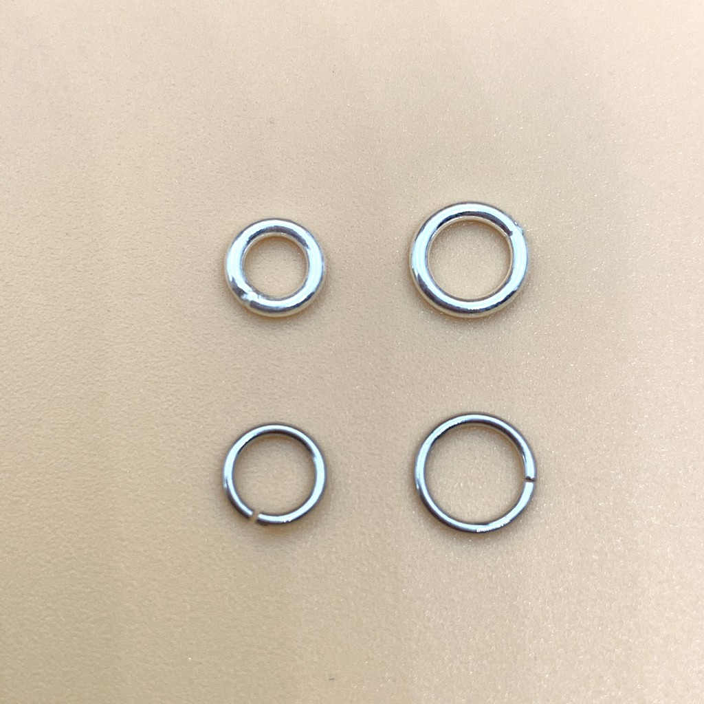 Charm khoen bạc dạng tròn (chêm bạc ) - Charm bạc 925 - Mã CB485