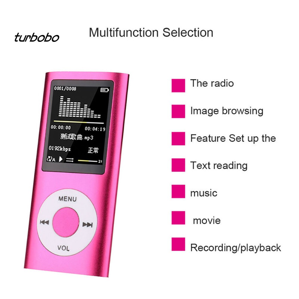 Máy nghe nhạc MP4 1.8 Inch FM Radio