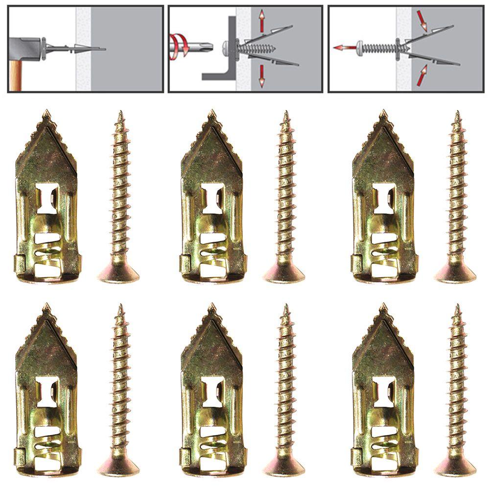 ELLSWORTH Ốc Vít Cố Định 12x30mm Bằng Kim Loại Cho Bảng Thạch Cao