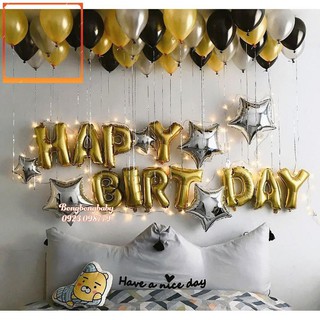 [Rẻ Vô Đich] [Áp mã GIAY079M nhận ưu đãi] Set bóng happy birthday trang trí sinh nhật - bong bóng baby