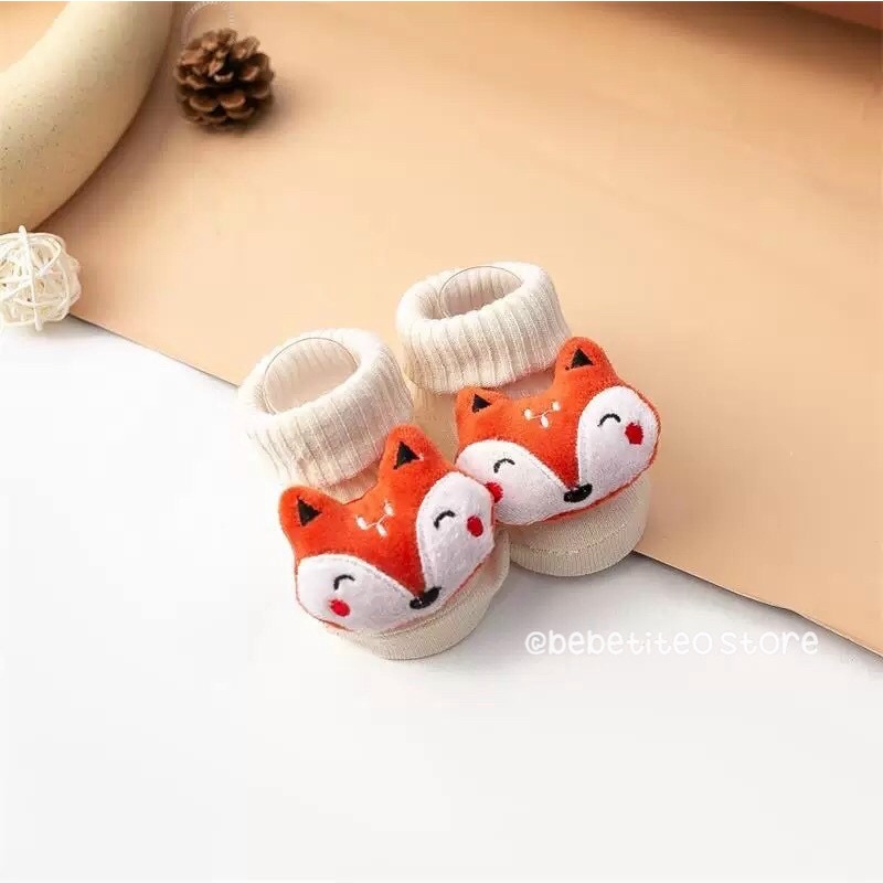 Tất Vớ Hoạt Hình Cổ Cao Cho Bé Trai, Bé Gái, Trẻ Em, Sơ Sinh 0-6 Tháng Bebe Tí Tẹo