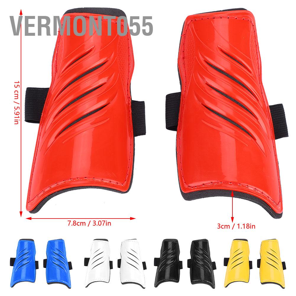 Vermont055 5 Colors 1 Pair Child Football Sports Shinguards Kids Soccer Ball Shin Guards Legs Protector
