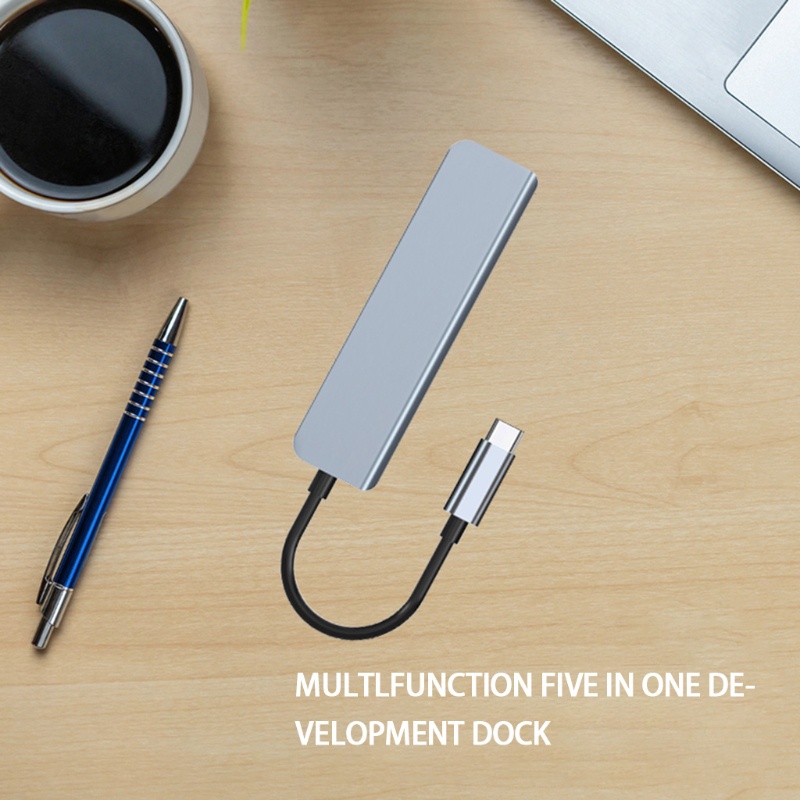 Bộ Chia 5 Cổng USB 3 0 Kèm Đầu Đọc Thẻ SD TF Cho Windows PC fo