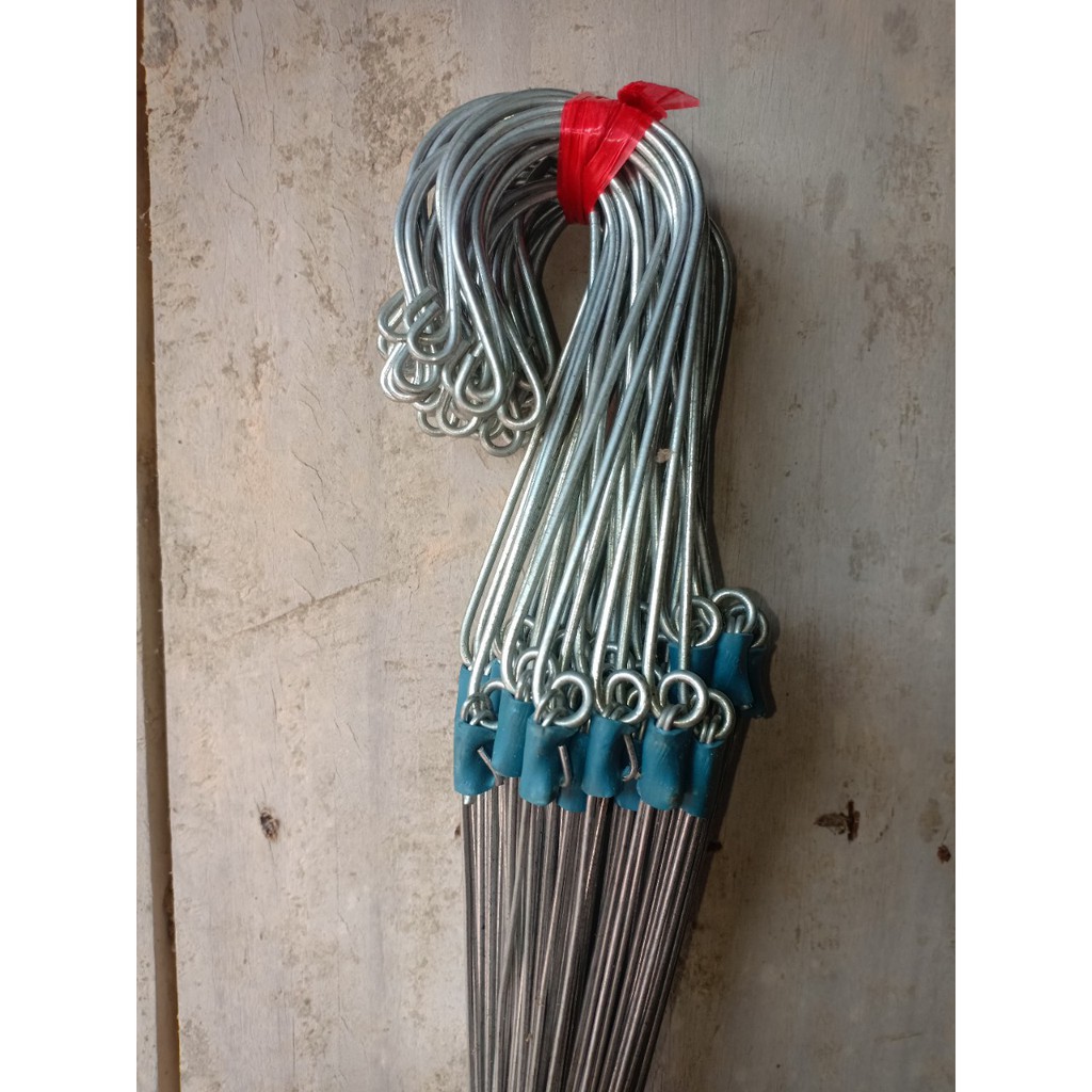 Combo 20 móc kẽm 3 sợi dài 70CM
