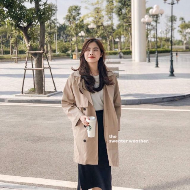 Sale 💥ÁO KHOÁC KAKI MANGTO DÁNG DÀI